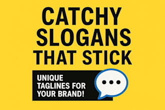 craft catchy and powerful slogans taglines for your business