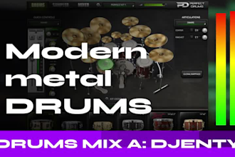 produce mixready modern metal drums for your song
