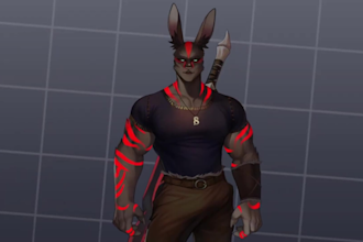 design and rig live2d vtuber model for vtuber studio and stream