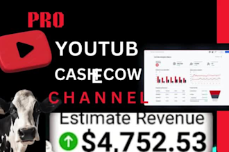 configuro canal automatizado deyoutube y creo videos cash cow sin mostrar rostro