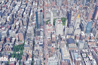 create real estate google earth video