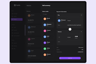 build crypto wallet app, blockchain app, exchange app, trading website