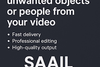 remove unwanted objects and people from your video