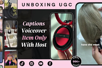 create an unboxing and demo video for your product