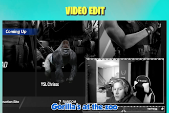 do gaming video edits with best moments of your stream