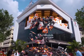 3d billboard animation 3d anamorphic animation 3d led screen animation cgi video