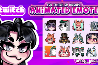 create custom animated emotes for twitch or discord