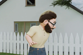 do 3d animation video and 3d character, blender