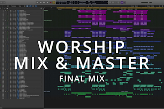 mix and master your worship song with spirit led excellence