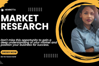 do detailed market research, competitor analysis and business plan
