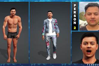transform your face into a realistic 3d character