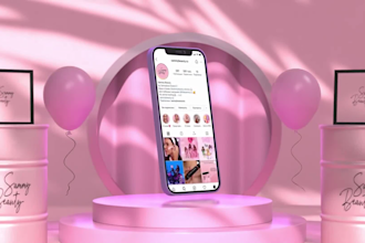 create 3d animation of cosmetic and skincare products