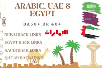 do arabic guest post and backlinks on uae, arabic, egypt and more