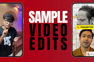 be editing highly engaging reels shorts tiktok videos for you