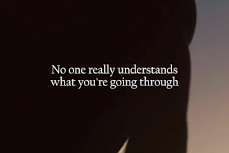 make you a minimalist lyric music video