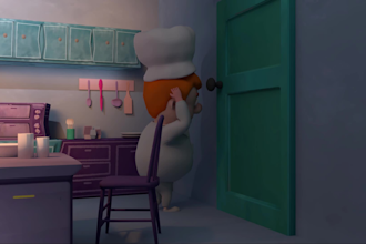 do stylized 3d animations for kids cartoon or youtube video channel