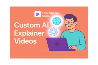 produce custom ai driven animated explainers