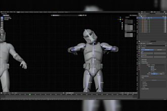 model and rig quality roblox props, characters, models, game assets