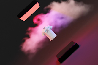 make you 3d product commercial shots and animations