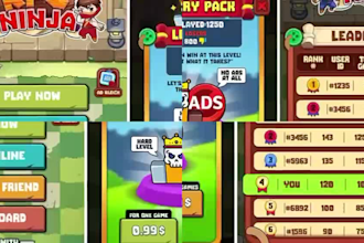 professional game UI, assets for your PC, mobile game