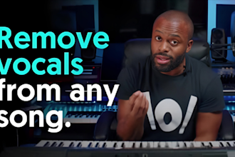 remove vocals from any song and make a karaoke track