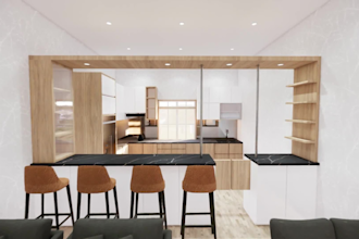 do 3d interior design for your appartement, studio, cafe