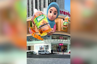 do 3d cgi anamorphic billboard fooh and product animation