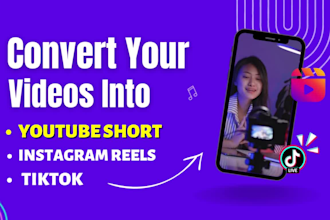 convert your video into viral youtube shorts and instagram reels