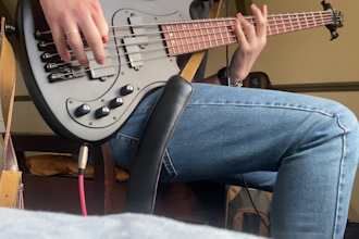 record bass to any metal, grunge or rock track
