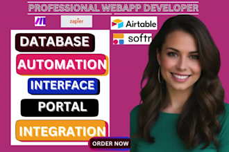 build an airtable CRM and softr web portal for your business