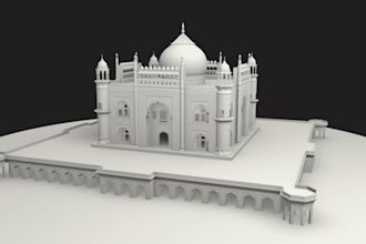 do 3d monument model 3d architectural model 3d monument historical landmark city