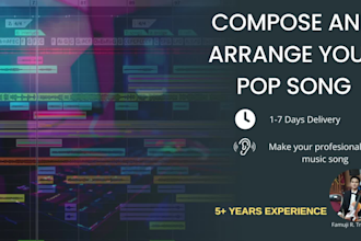 arrange, compose and produce your pop song