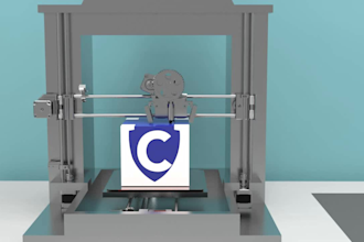 make a 3d process explanation video