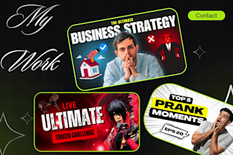 create stunning youtube thumbnails and banners