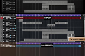 manually tune, mix and master your vocals to a radio ready track