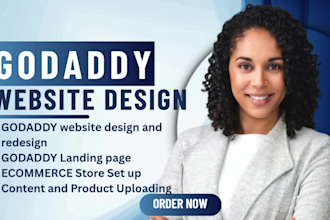 godaddy website design, godaddy website redesign, godaddy website, godaddy airo