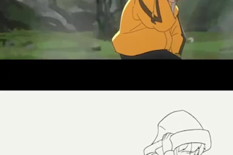 2d animated music video,2d cartoon animation, movie trailer,anime fighting style