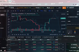 do increase react for your dex screener