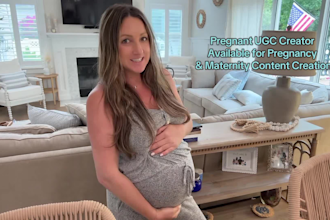 create ugc video for pregnancy and maternity