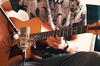 record pro acoustic guitars for your song