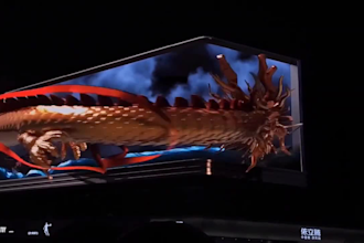 do anamorphic 3d animation, 3d led billboard animation, car 3d animation