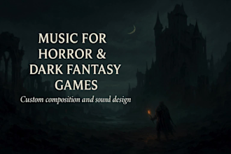 create a haunting soundtrack for horror, dark fantasy, gothic, and mystery games