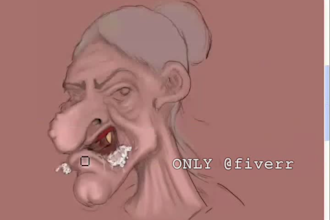 draw a hideously ugly character