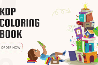create amazon KDP coloring book