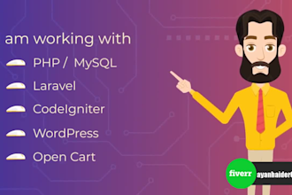 make an ecommerce website for you in PHP, laravel and wp