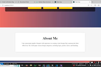 build modern react website with dotnet backend