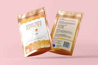 do product label and packaging design with print ready files