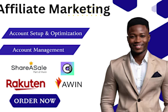 shareasale, rakuten, shopify collabs, awin, amazon affiliate marketing account
