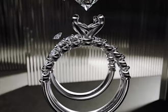 do 3d jewelry video ads, 3d jewelry design, 3d jewelry rendering design
