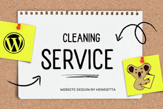 build cleaning service website, house, office cleaning, booking koala website